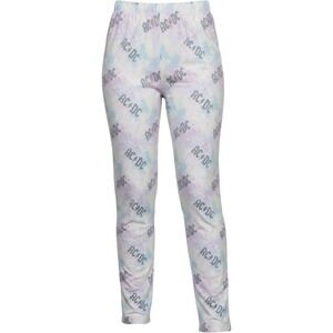 AC/DC Tie Dye Pajama Pants Lounge‎ Bottoms Sleepwear Cotton Pockets Adult XXXL